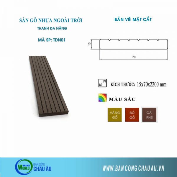 Thanh đa năng – TĐN 01 ( 3 MÀU )