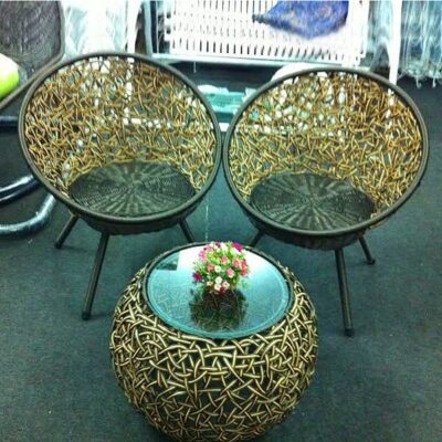 Mẫu bàn ghế mây muti