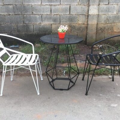 Mẫu bàn ghế sắt sơn tĩnh điện 03