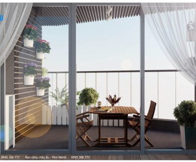 Mẫu trang trí ban công Discovery Complex ( 302 Cầu Giấy)