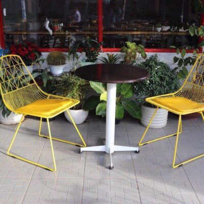 Mẫu bàn ghế sắt sơn tĩnh điện 01