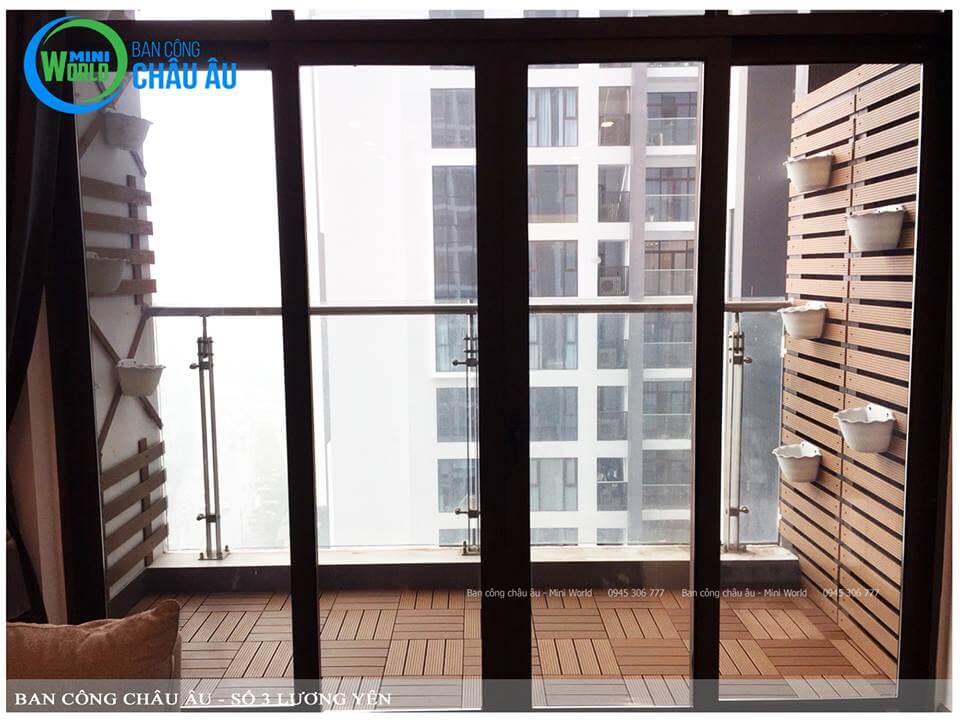 Vỉ sàn nhựa Composite - Vàng gỗ Vỉ sàn nhựa Composite - Vàng gỗ