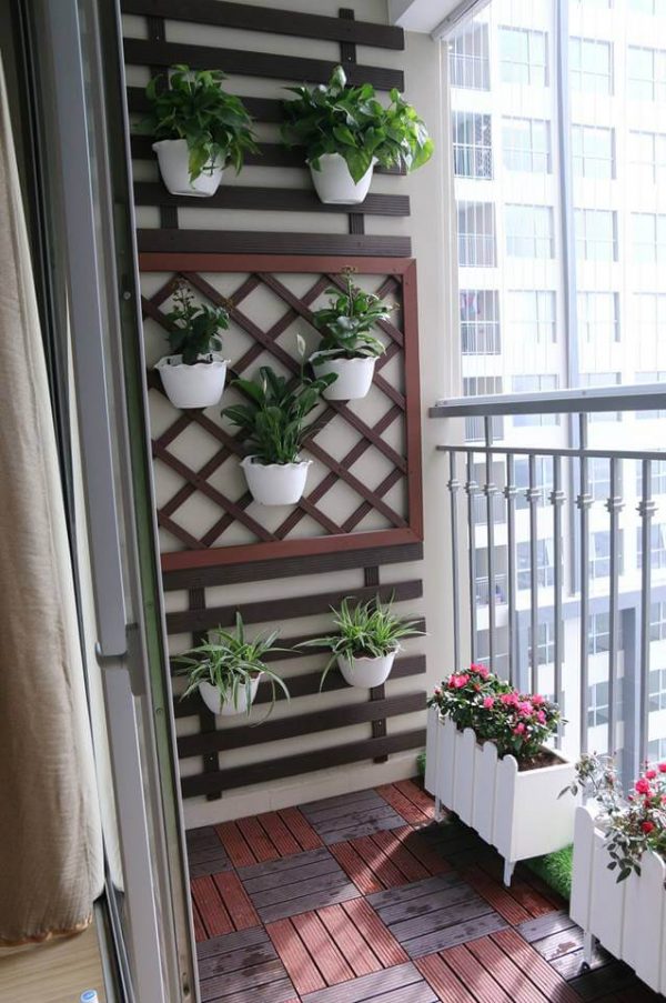 Mẫu giàn tường treo hoa – 04 Mẫu giàn tường treo hoa – 04