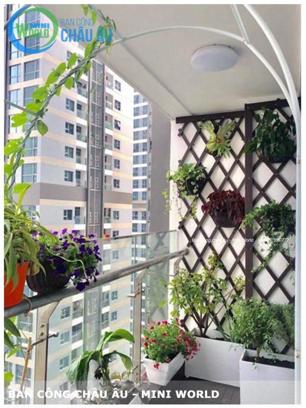 Mẫu trang trí ban công Imperia Garden