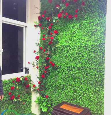 Mẫu tường cây giả đẹp