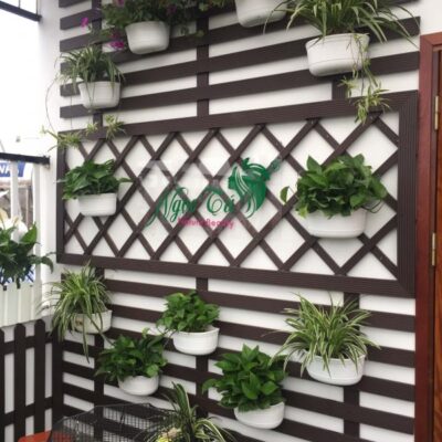 Mẫu giàn tường treo hoa – 04