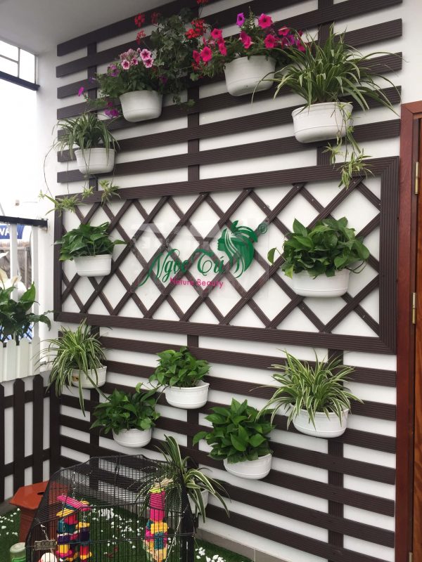 Mẫu giàn tường treo hoa – 04 Mẫu giàn tường treo hoa – 04