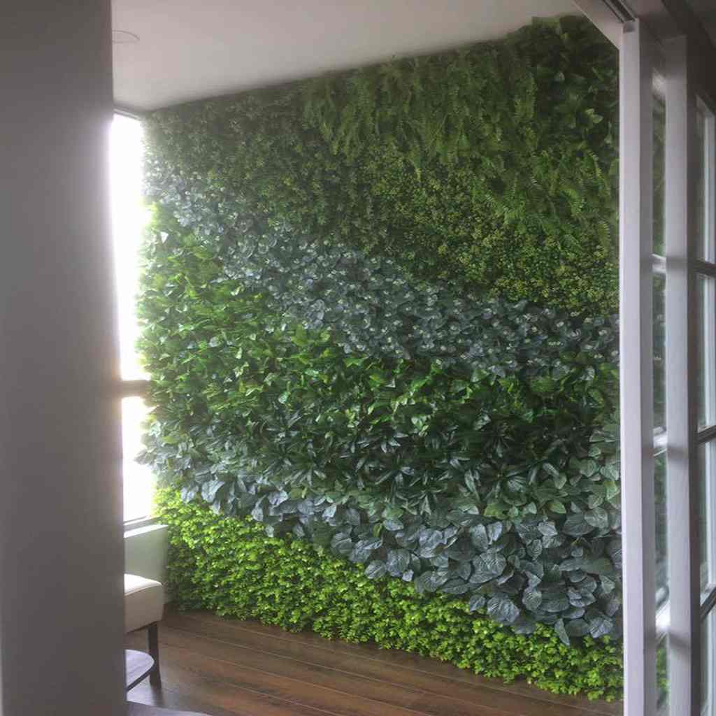 Tường cây giả nhà riêng Tường cây giả nhà riêng