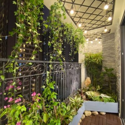 Trang trí sân vườn, ban công