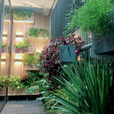 Mẫu gỗ nhựa ốp tường