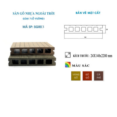 Sàn nhựa Composite – SGR 03