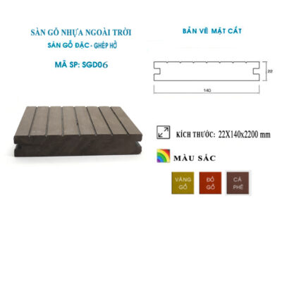 Sàn nhựa Composite – SGD 06