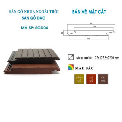 Sàn nhựa Composite – SGD 04